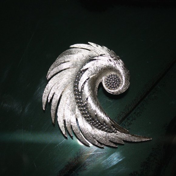 Marcel Boucher Jewelry - Boucher Swirl Brooch Signed and Numbered
